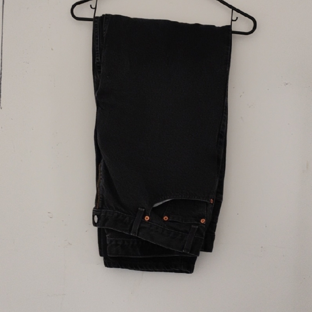 Levi's Black Denim 550 Red Tag Jeans